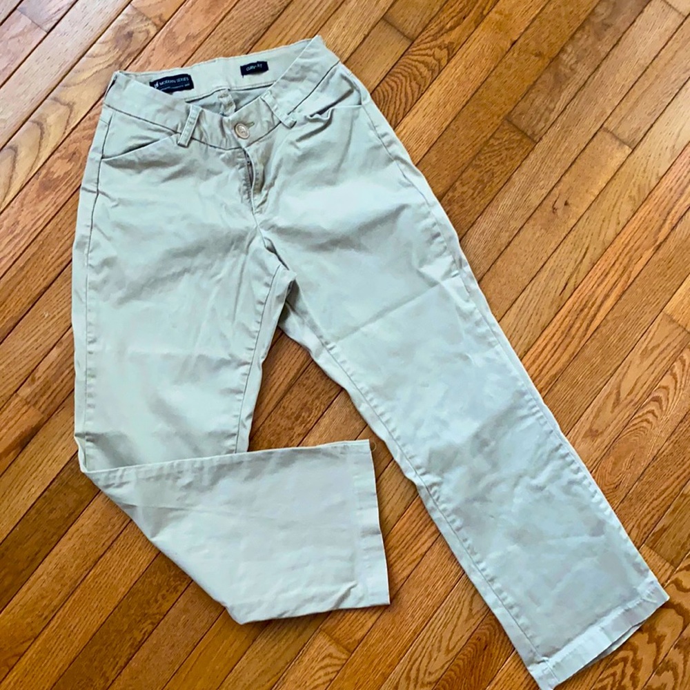 Khaki dress pants-curvy fit